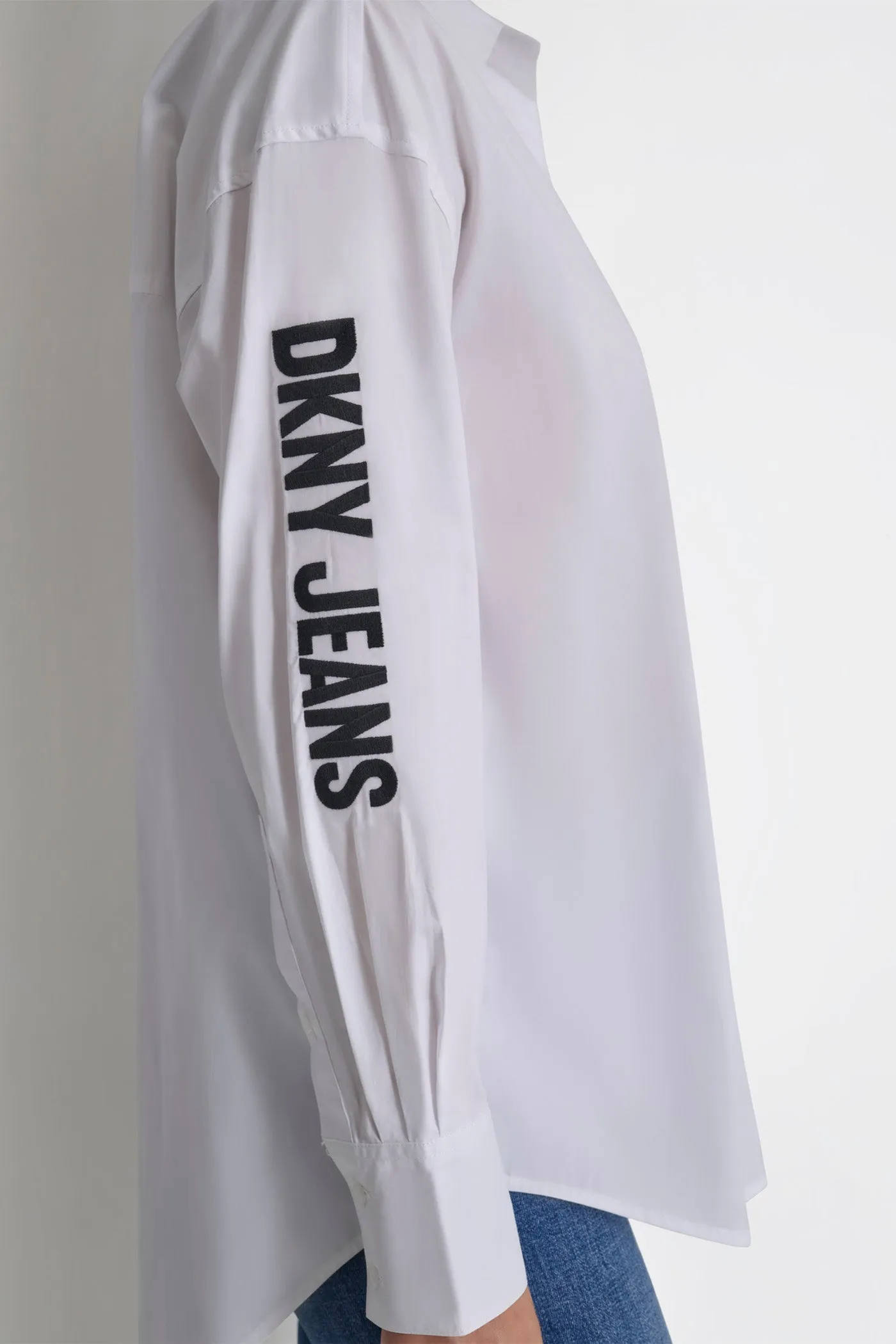 POPLIN BUTTON DOWN sold by DKNY product image thumbnail 5