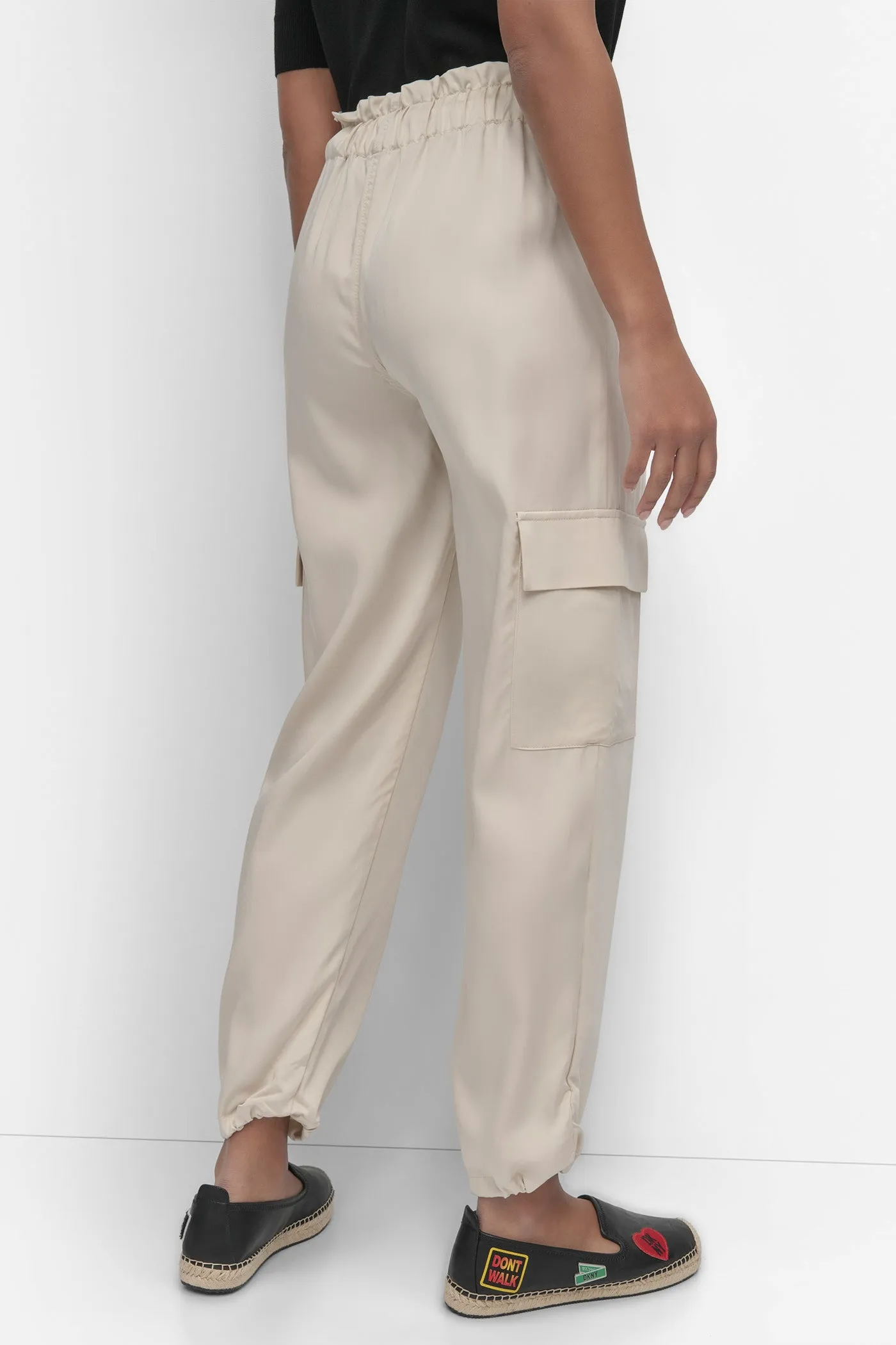 SOFT CARGO PANT WITH BUNGEE WAIST sold by DKNY product image thumbnail 2