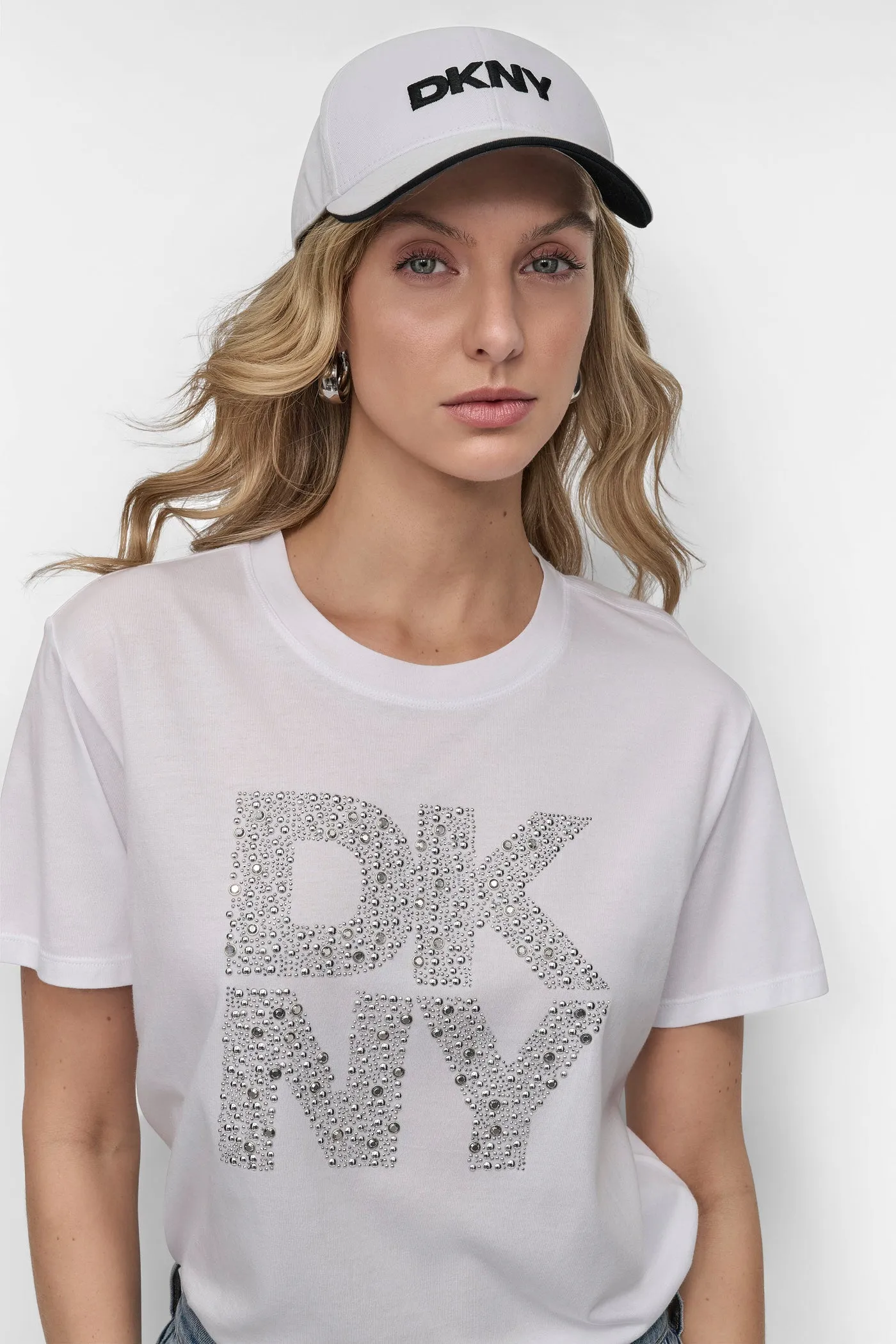 EMBELLISHED LOGO TEE sold by DKNY product image thumbnail 4