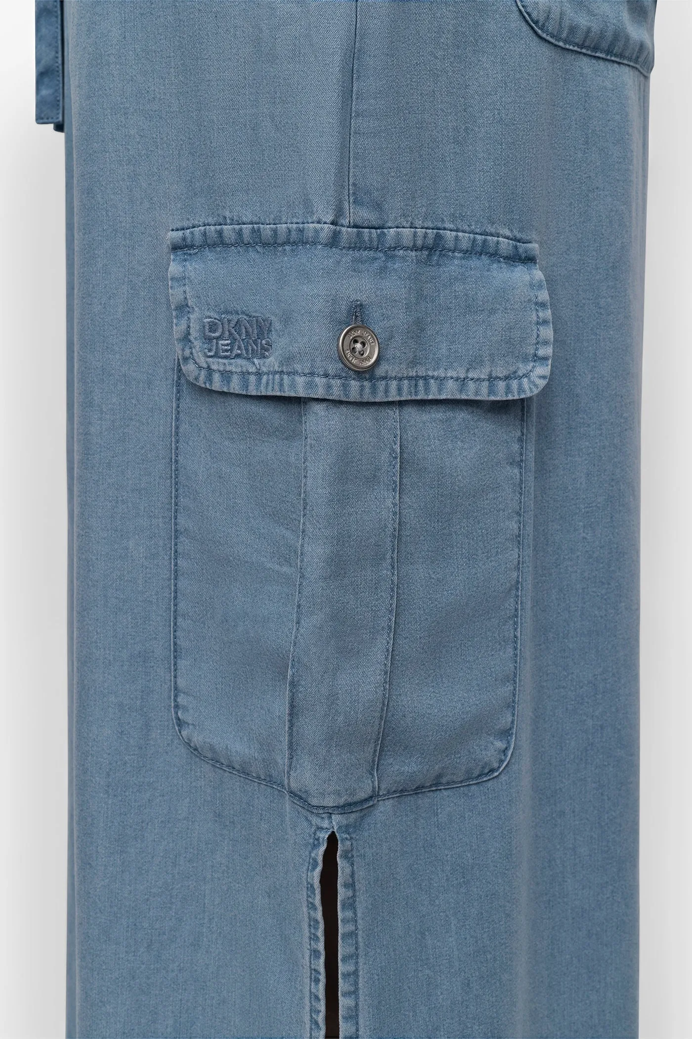 GARMENT DYE TIE WAIST CARGO SKIRT sold by DKNY product image thumbnail 5