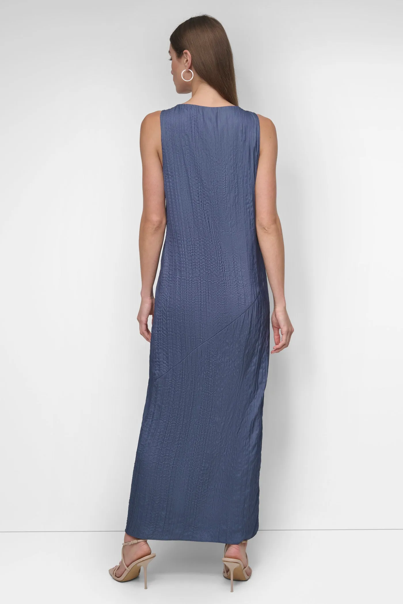 SLEEVELESS BROOMSTICK TWILL MIDI sold by DKNY product image thumbnail 2