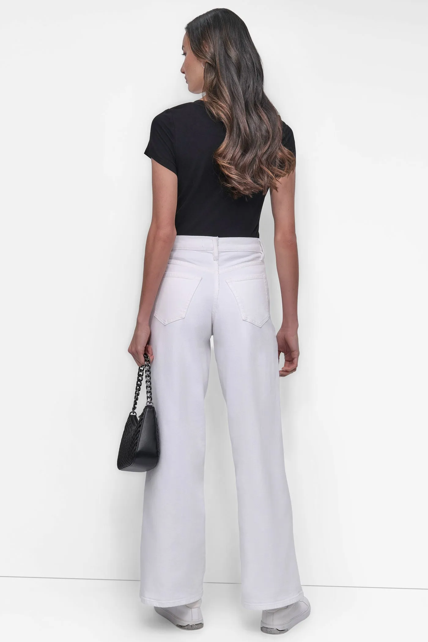 HIGH-RISE TAILORED WIDE-LEG JEAN sold by DKNY product image thumbnail 5