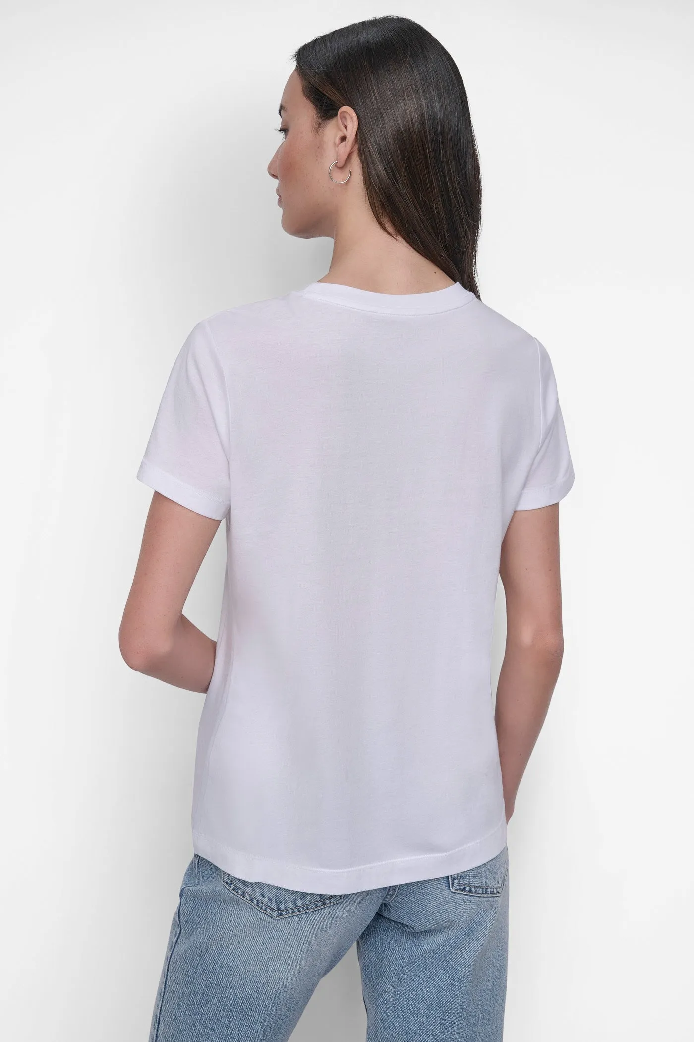 FLOCKED LOGO TEE sold by DKNY product image thumbnail 2
