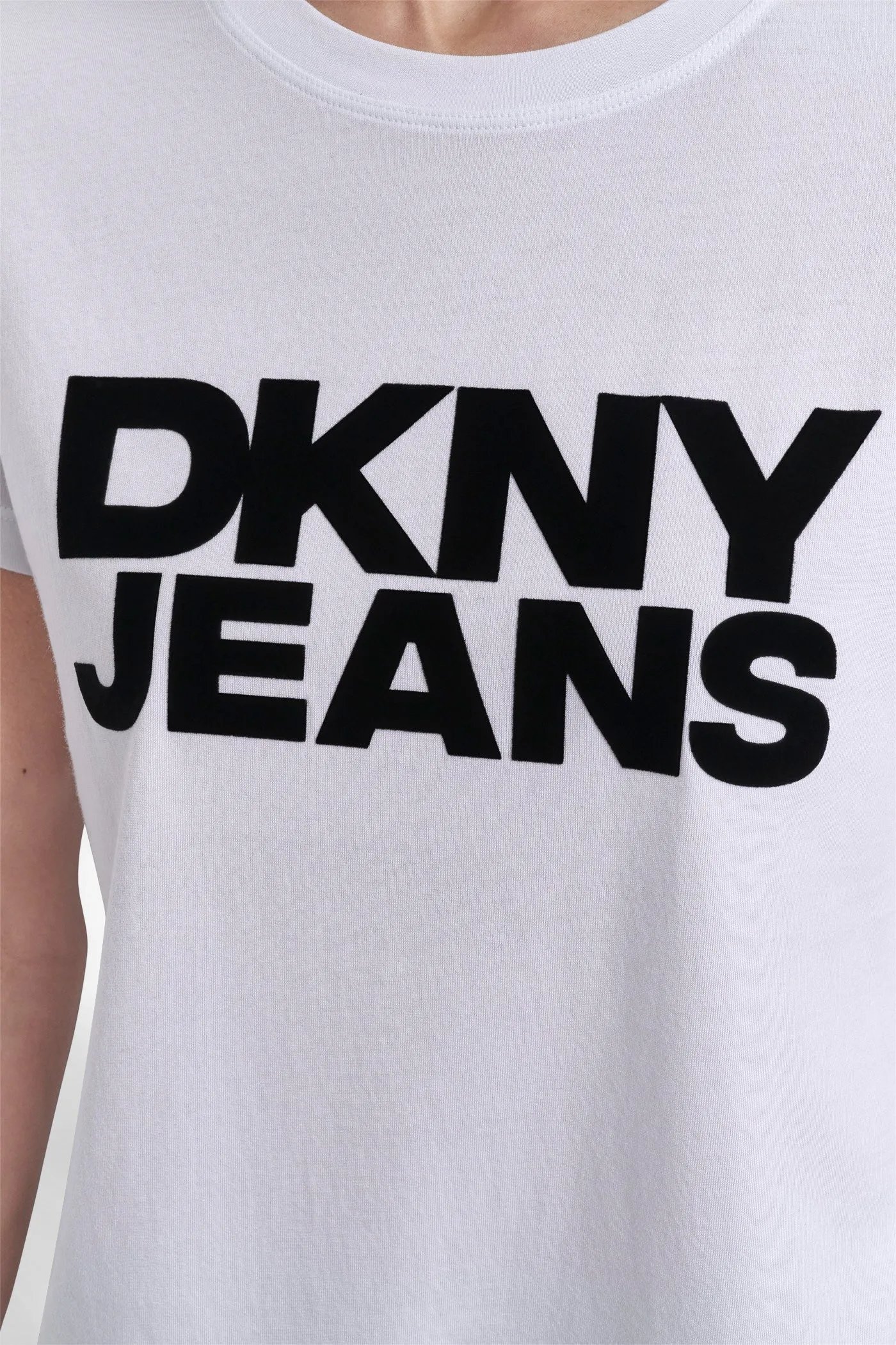 FLOCKED LOGO TEE sold by DKNY product image thumbnail 5