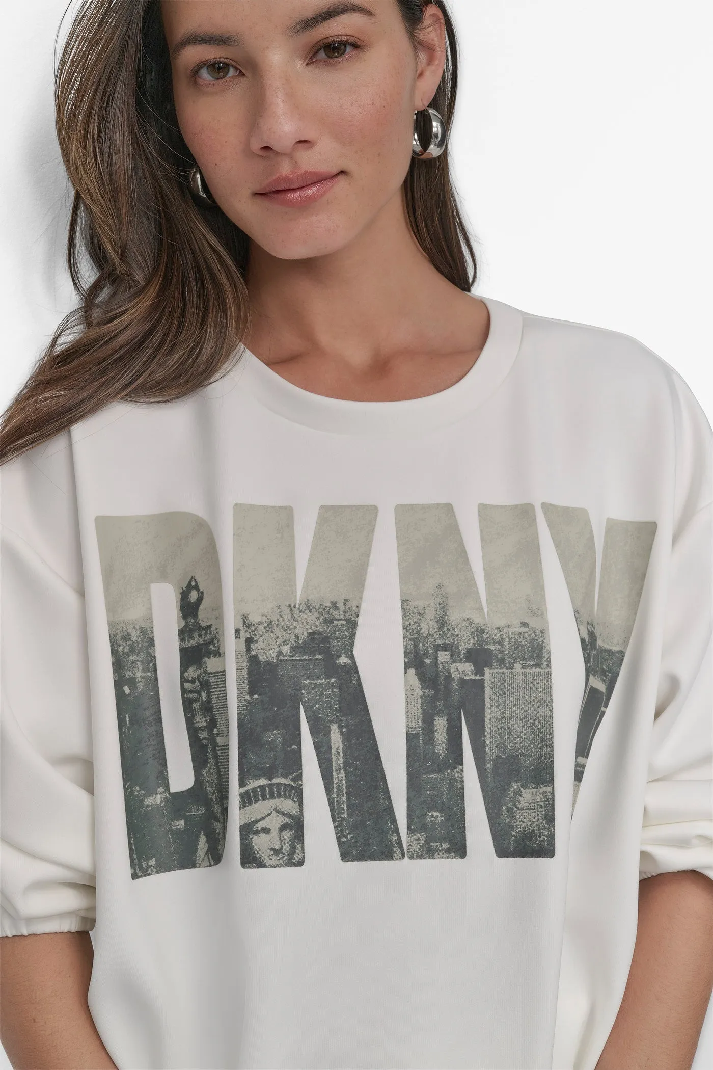 LONG SLEEVE SOFT HAND SCUBA SOHO CREW sold by DKNY product image thumbnail 4