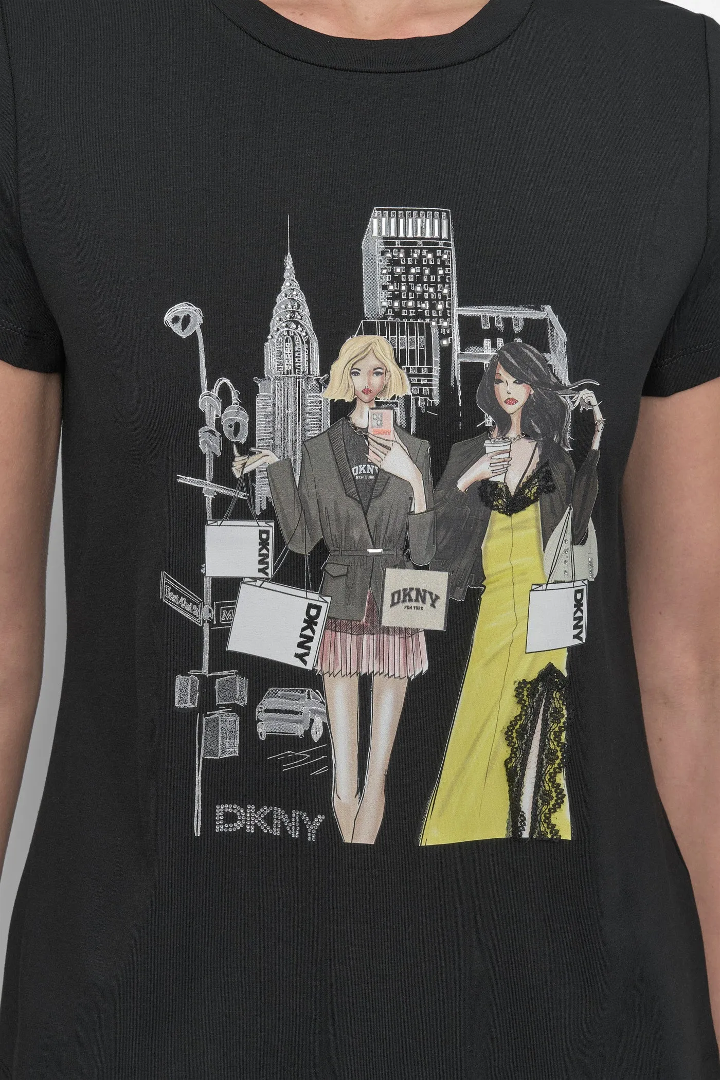 CHRYSLER CONVERSATIONAL TEE sold by DKNY product image thumbnail 3