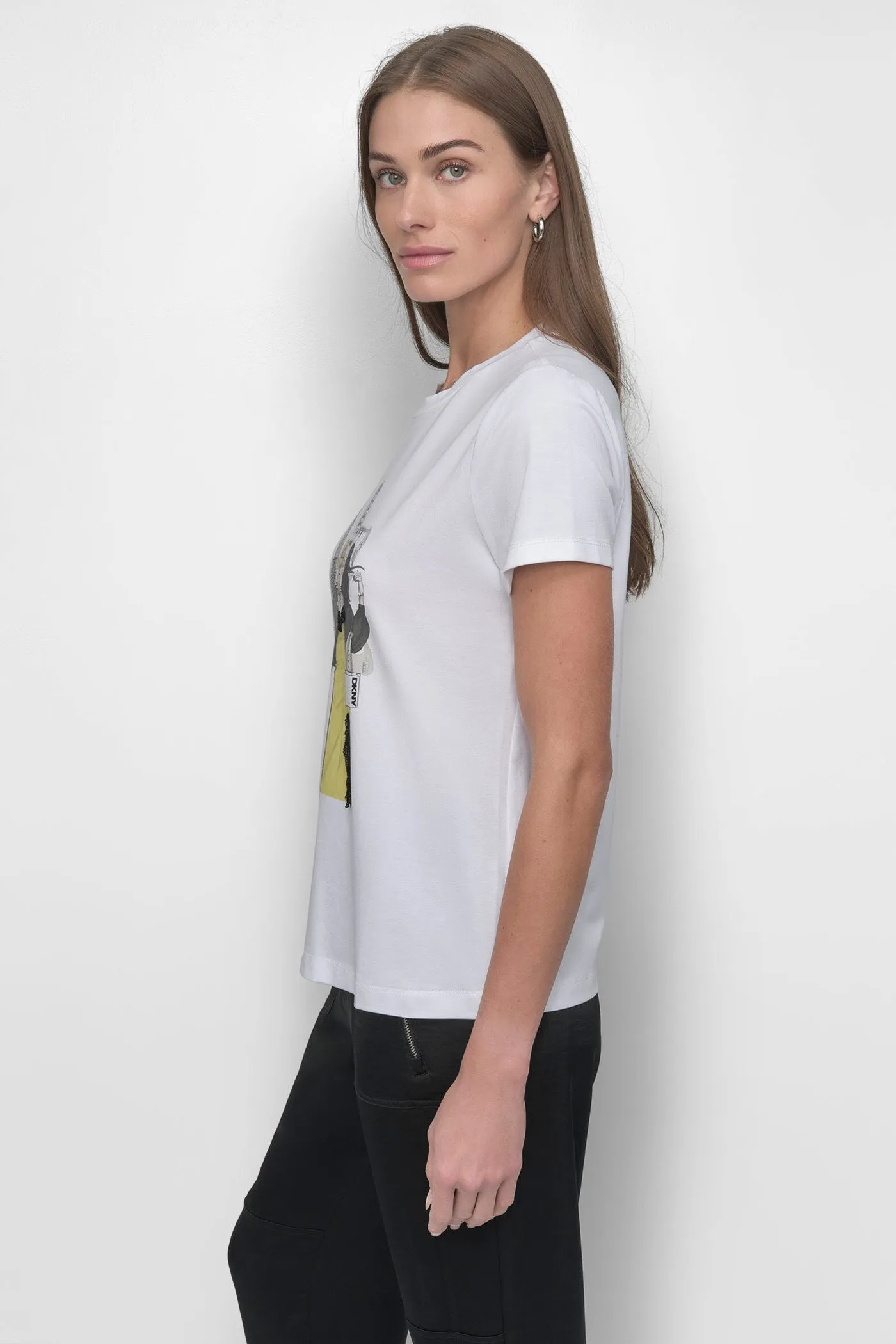 CHRYSLER CONVERSATIONAL TEE sold by DKNY product image thumbnail 3