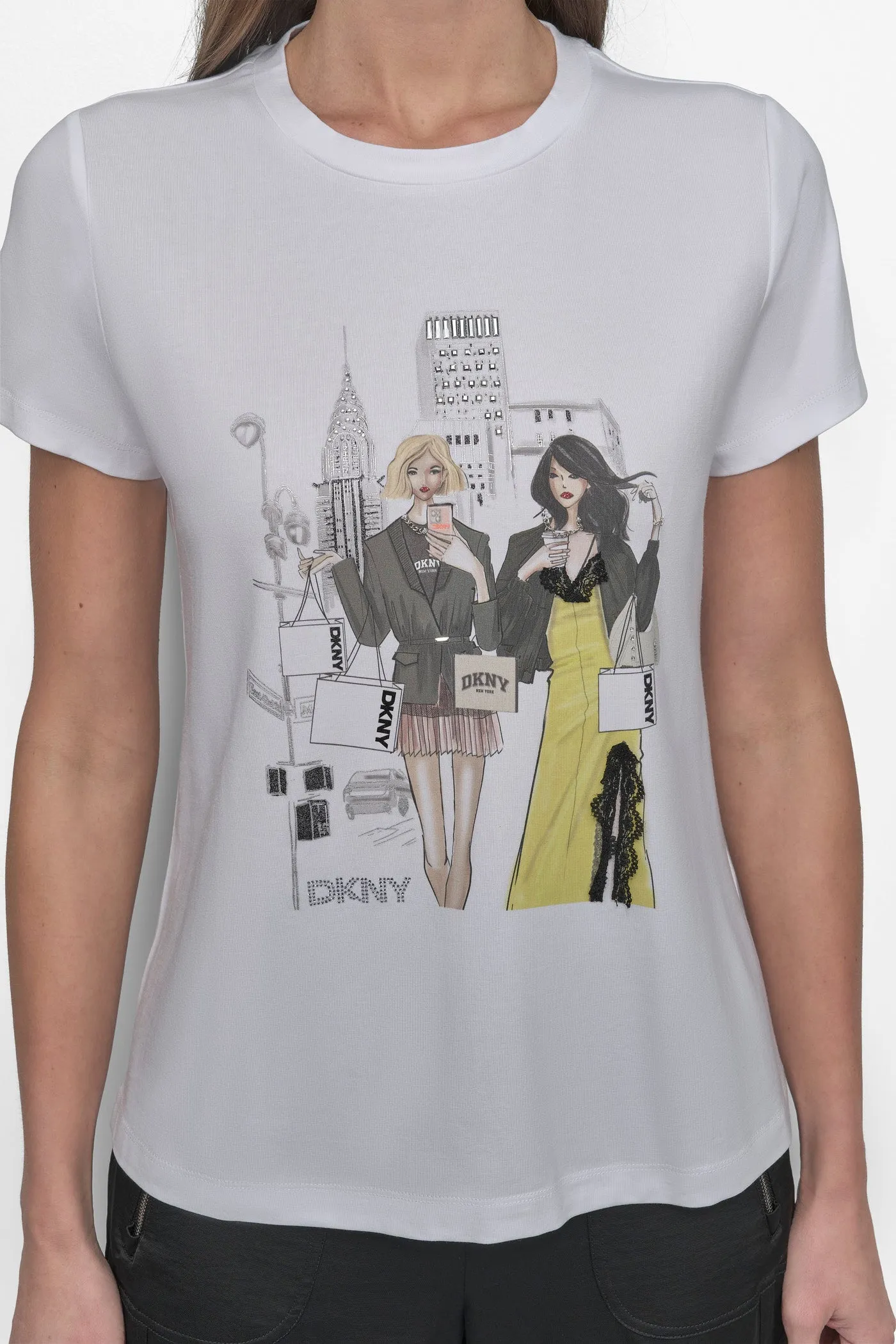 CHRYSLER CONVERSATIONAL TEE sold by DKNY product image thumbnail 4