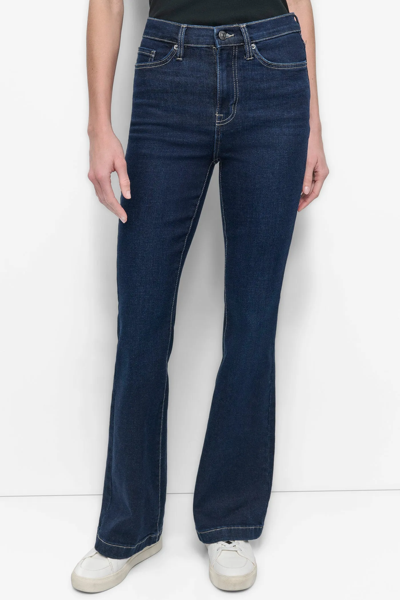HIGH Rise Length FLARE sold by DKNY