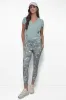 HIGH WAIST PRINTED FITNESS TIGHT WITH POCKETS sold by DKNY