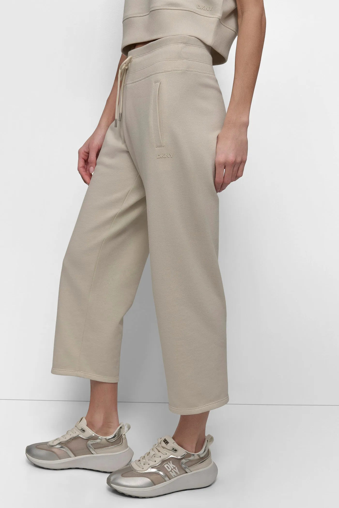 LOGO CROP PANT WITH POCKETS sold by DKNY product image thumbnail 3