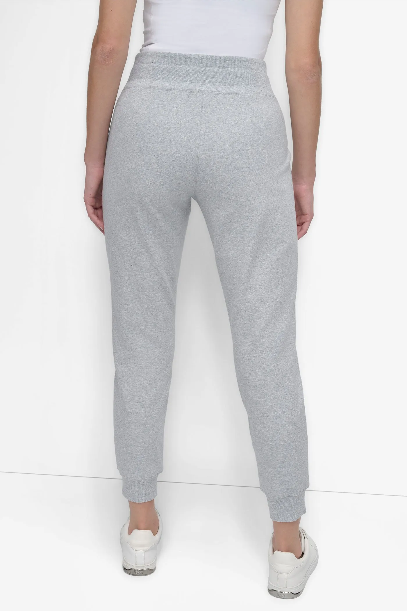 HIGH RISE TWO TONE LOGO DRAWSTRING JOGGER sold by DKNY product image thumbnail 2