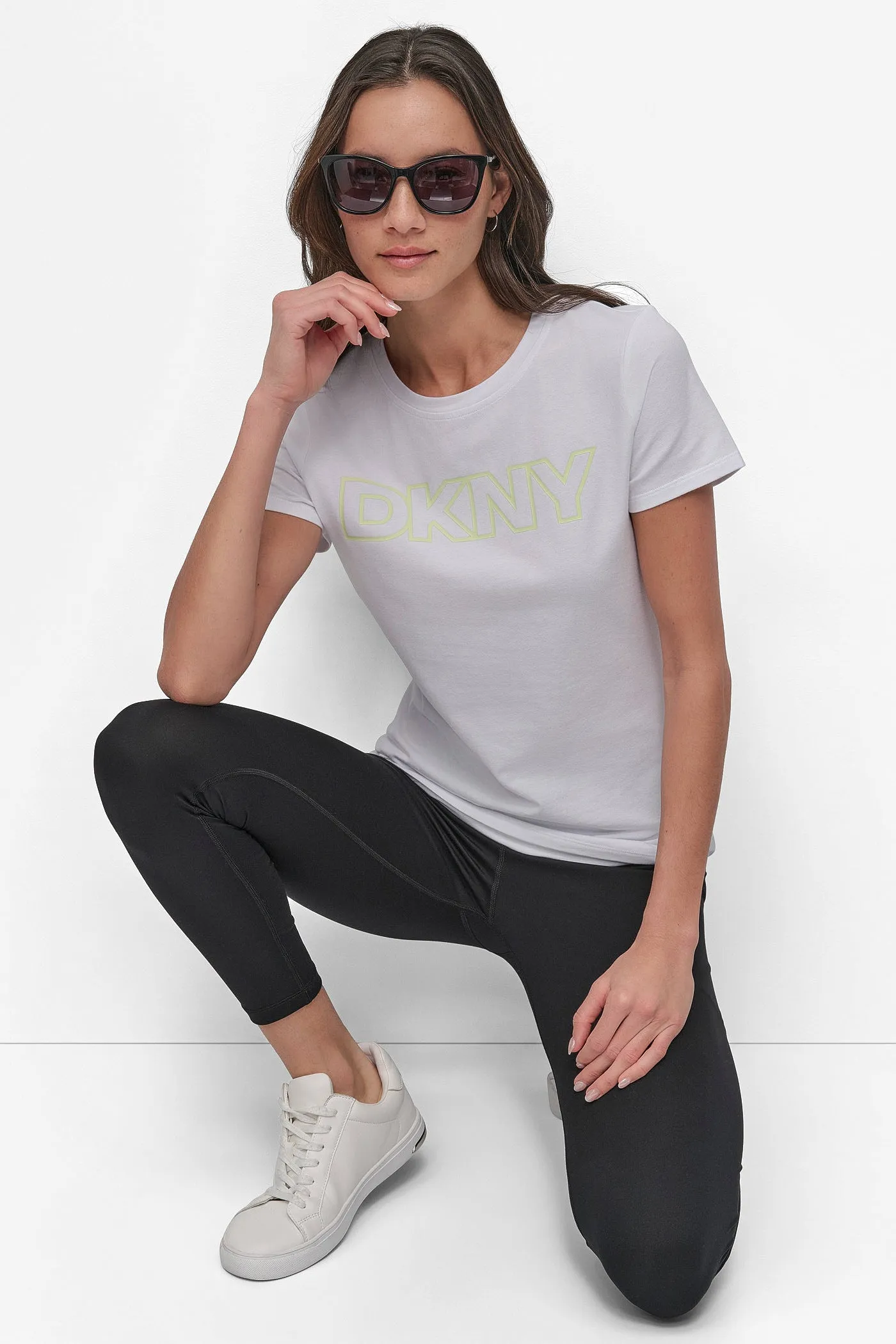 OMBRÉ LOGO PERFORMANCE TEE sold by DKNY product image thumbnail 4