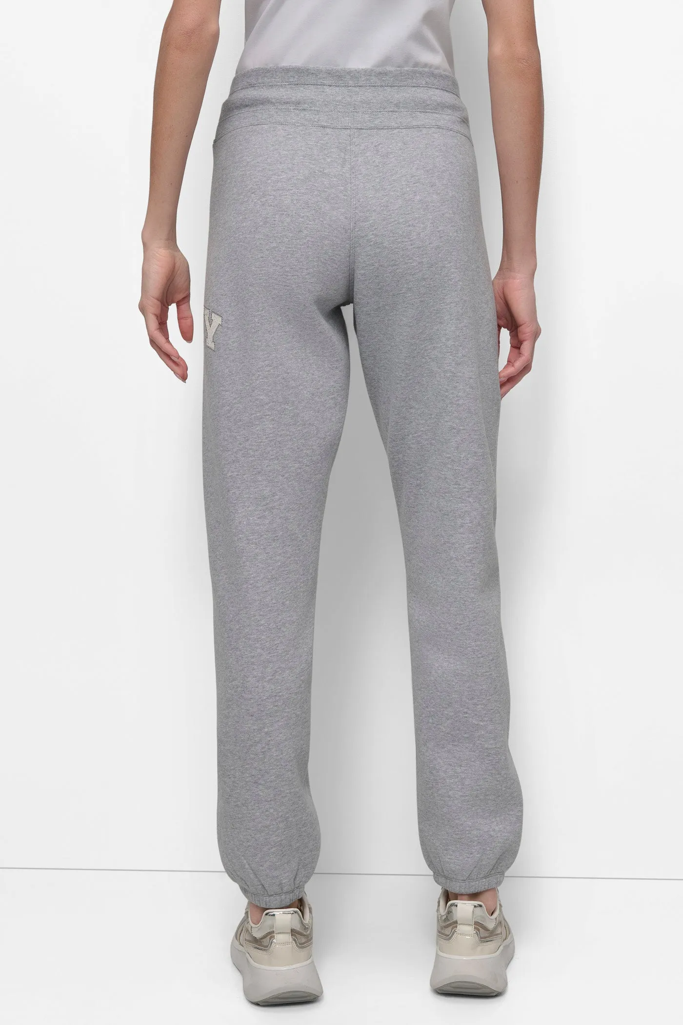 HIGH-RISE RHINESTONE TRIMMED LOGO JOGGER sold by DKNY product image thumbnail 2