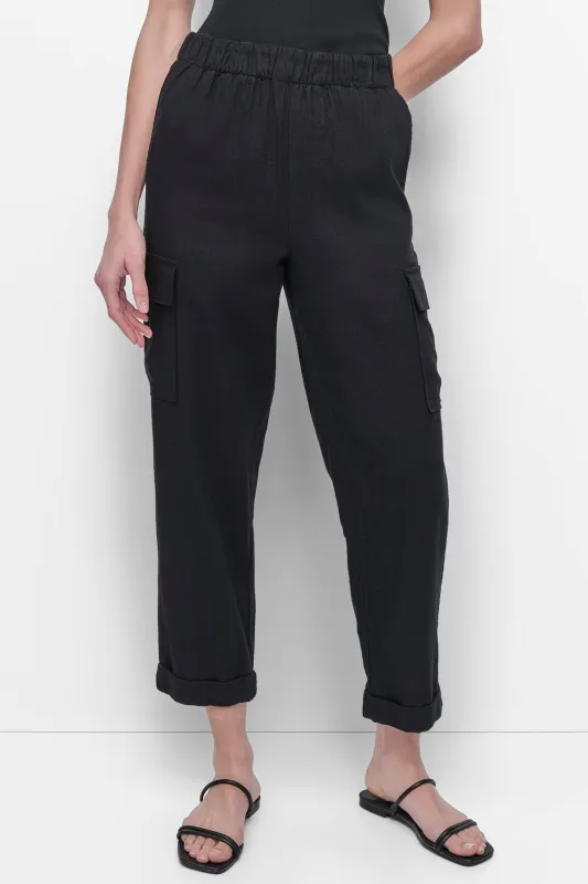 MIDRise Length CARGO PANTS WITH ELASTICATED sold by DKNY