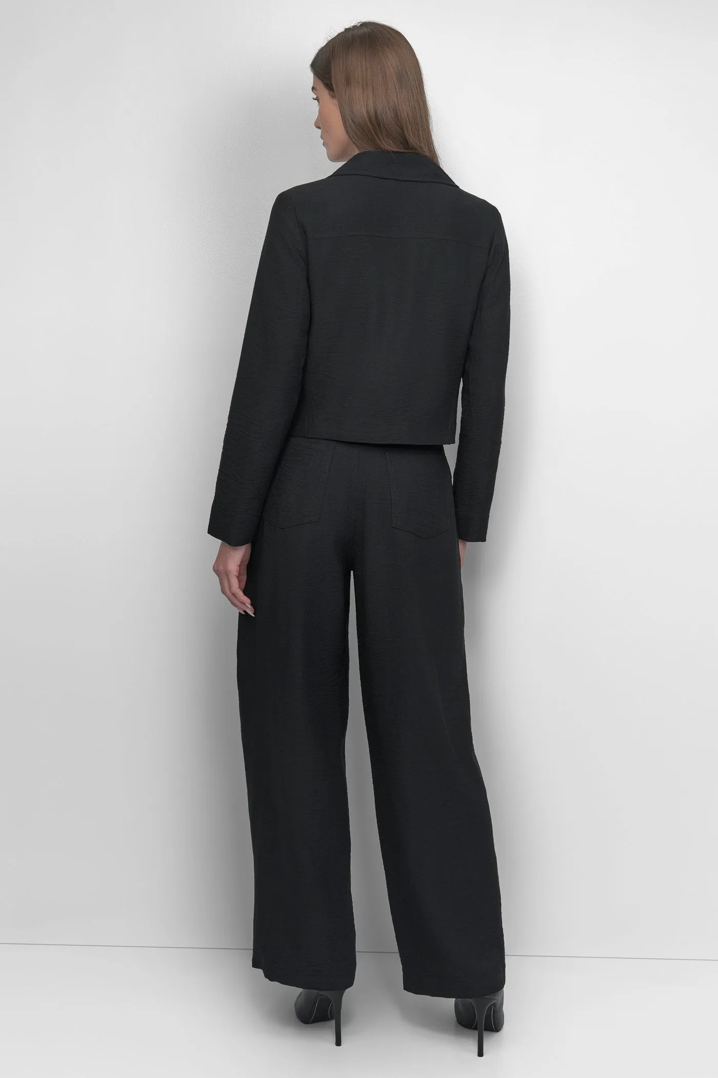 ZIPPER CRINKLE JACKET sold by DKNY product image thumbnail 2