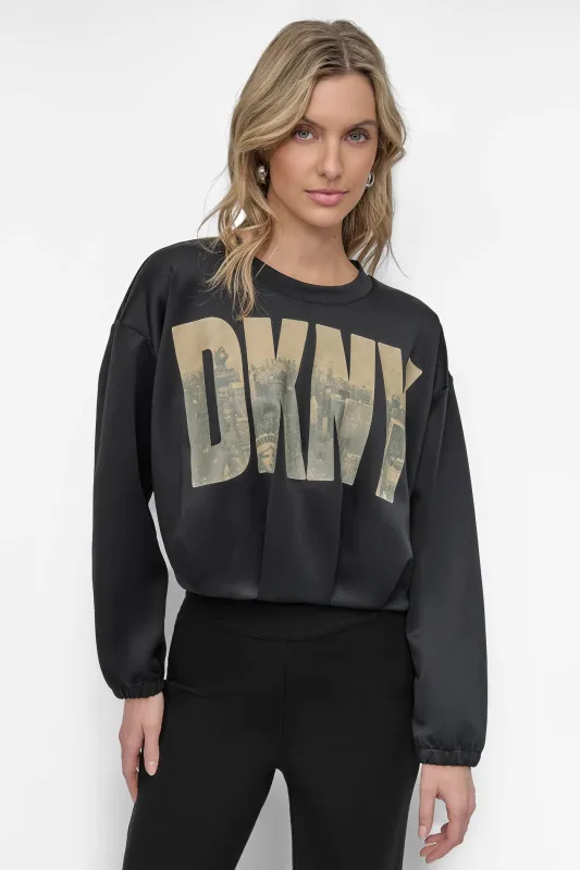 LONG SLEEVE SOFT HAND SCUBA SOHO CREW sold by DKNY