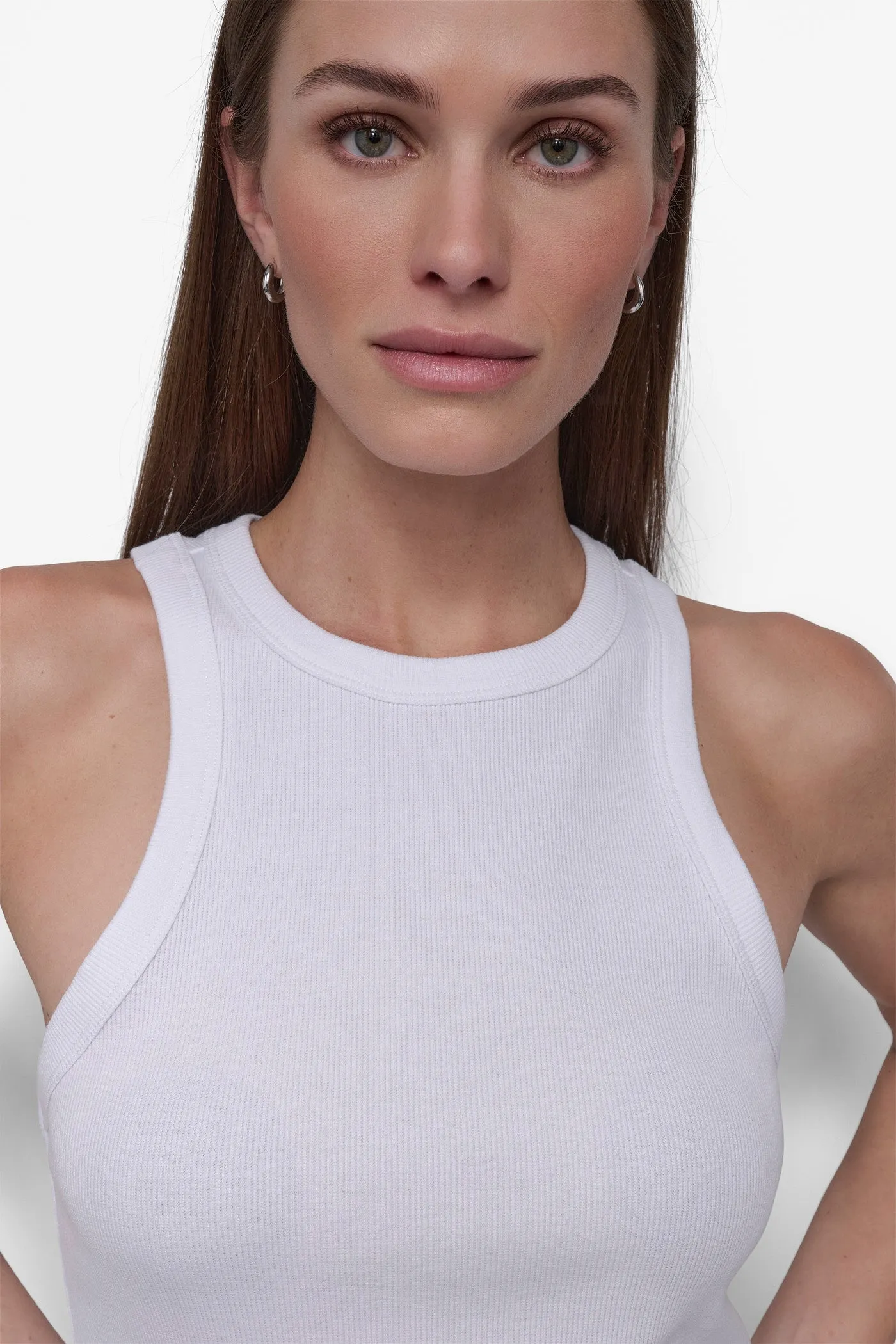 RIBBED HIGH NECK TANK sold by DKNY product image thumbnail 4