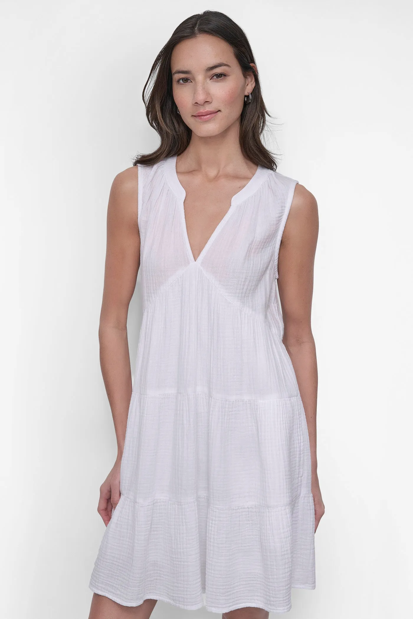 DOUBLE CREPE GAUZE DRESS sold by DKNY product image thumbnail 5