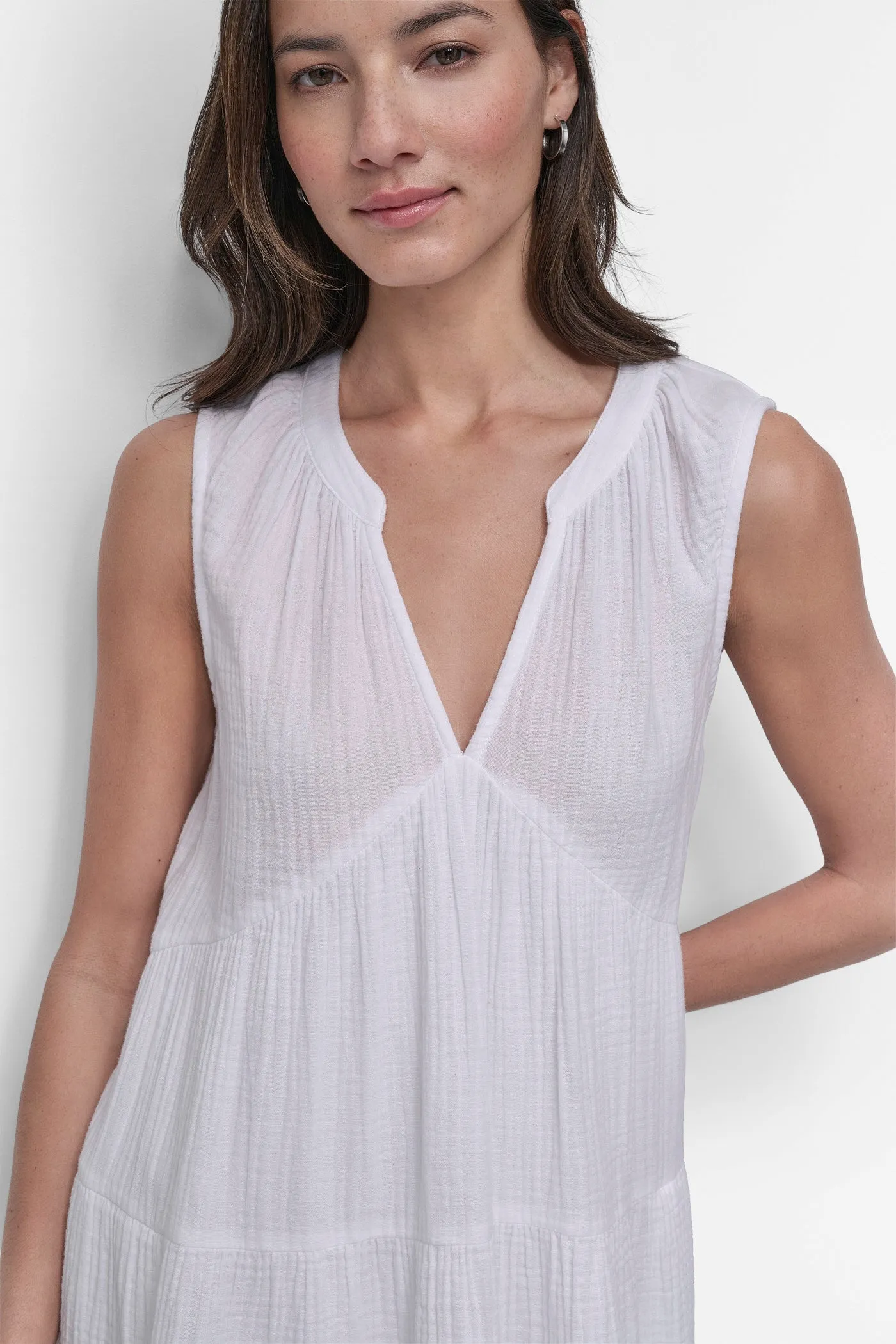 DOUBLE CREPE GAUZE DRESS sold by DKNY product image thumbnail 4