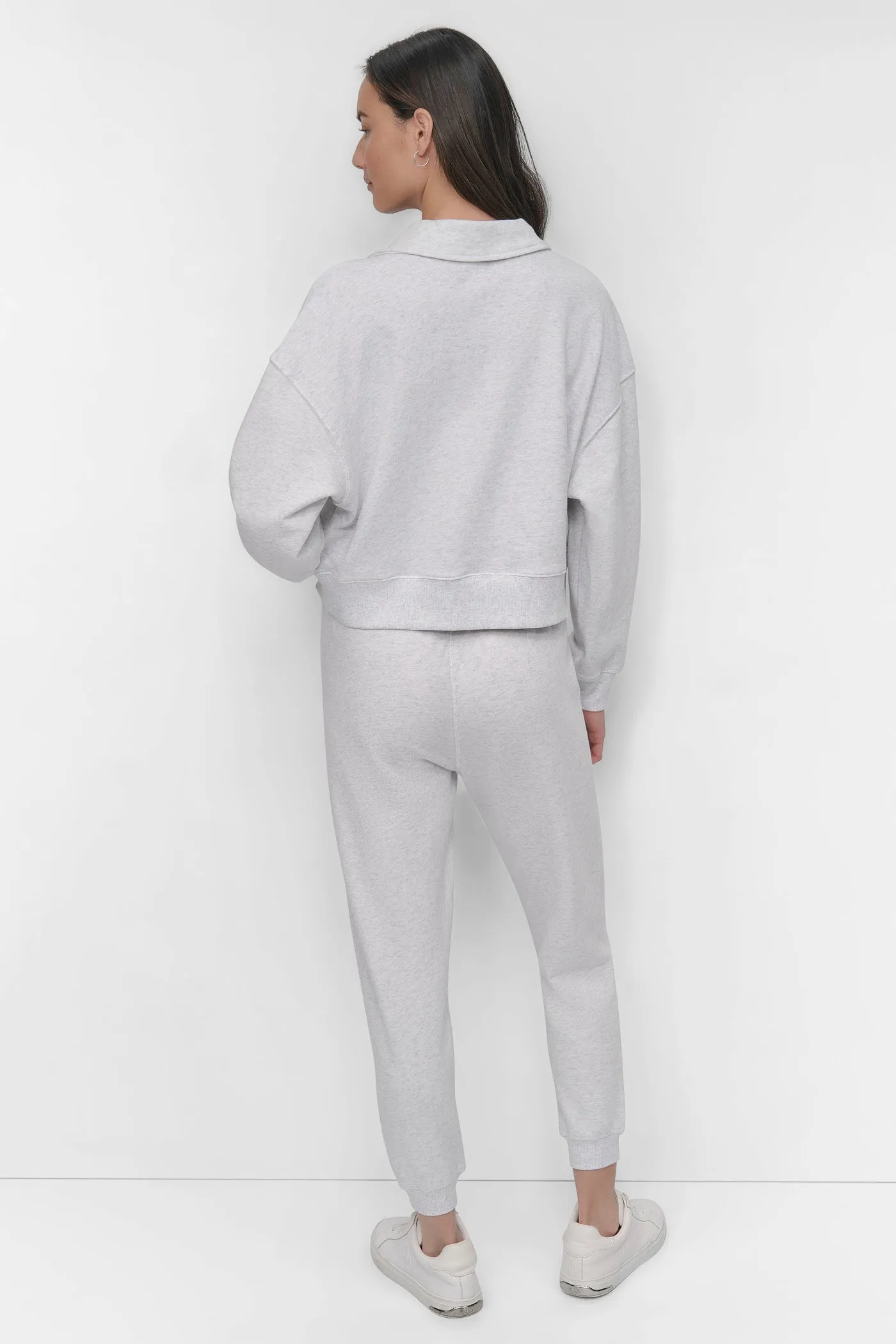 HIGH-RISE LOGO EMBROIDERED TAPERED JOGGER sold by DKNY product image thumbnail 5