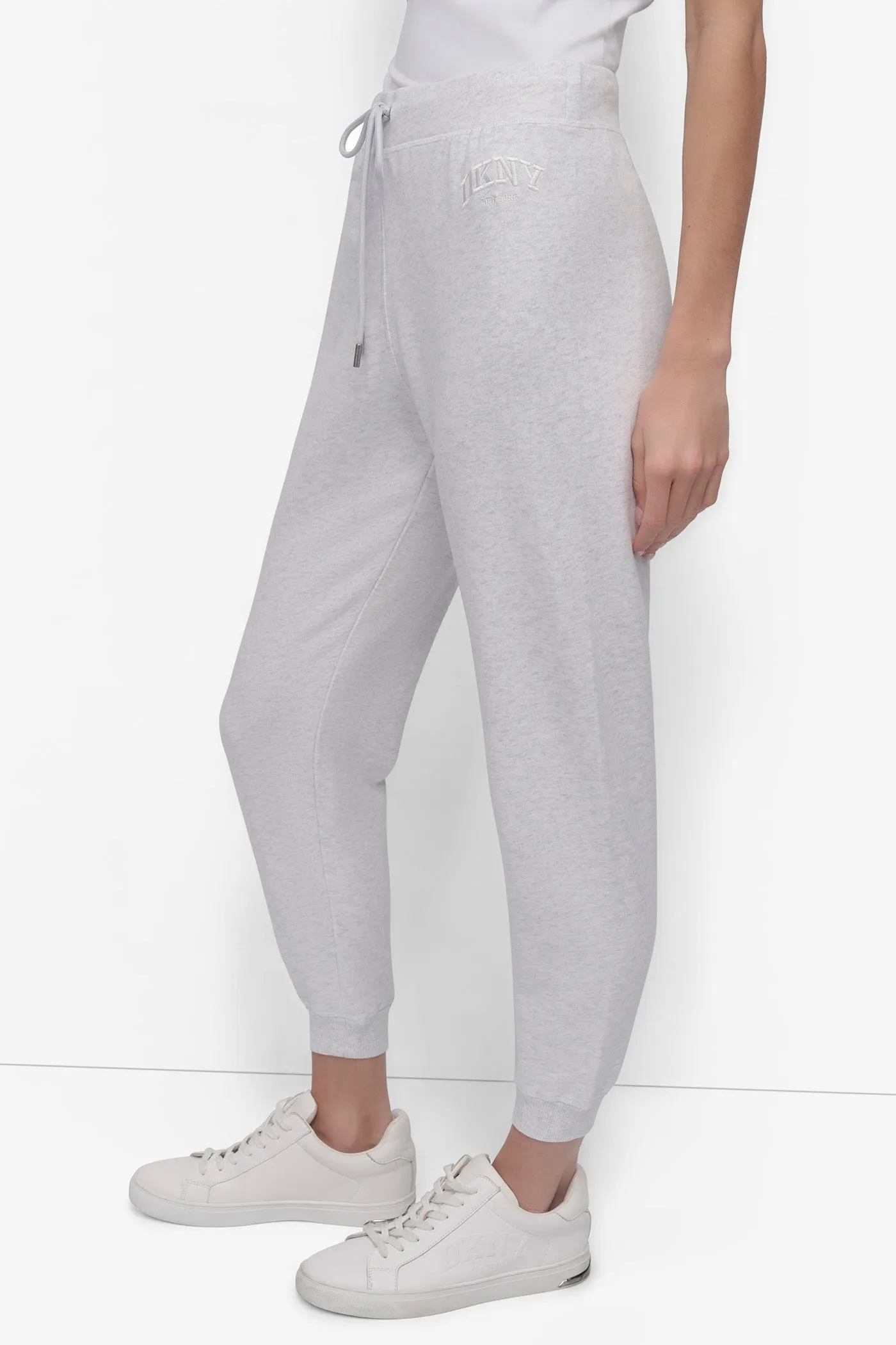 HIGH-RISE LOGO EMBROIDERED TAPERED JOGGER sold by DKNY product image thumbnail 3