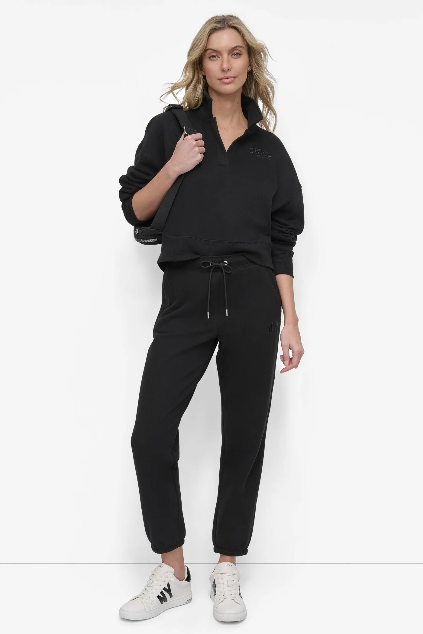 EMBROIDERED VARSITY LOGO JOGGER sold by DKNY product image thumbnail 5