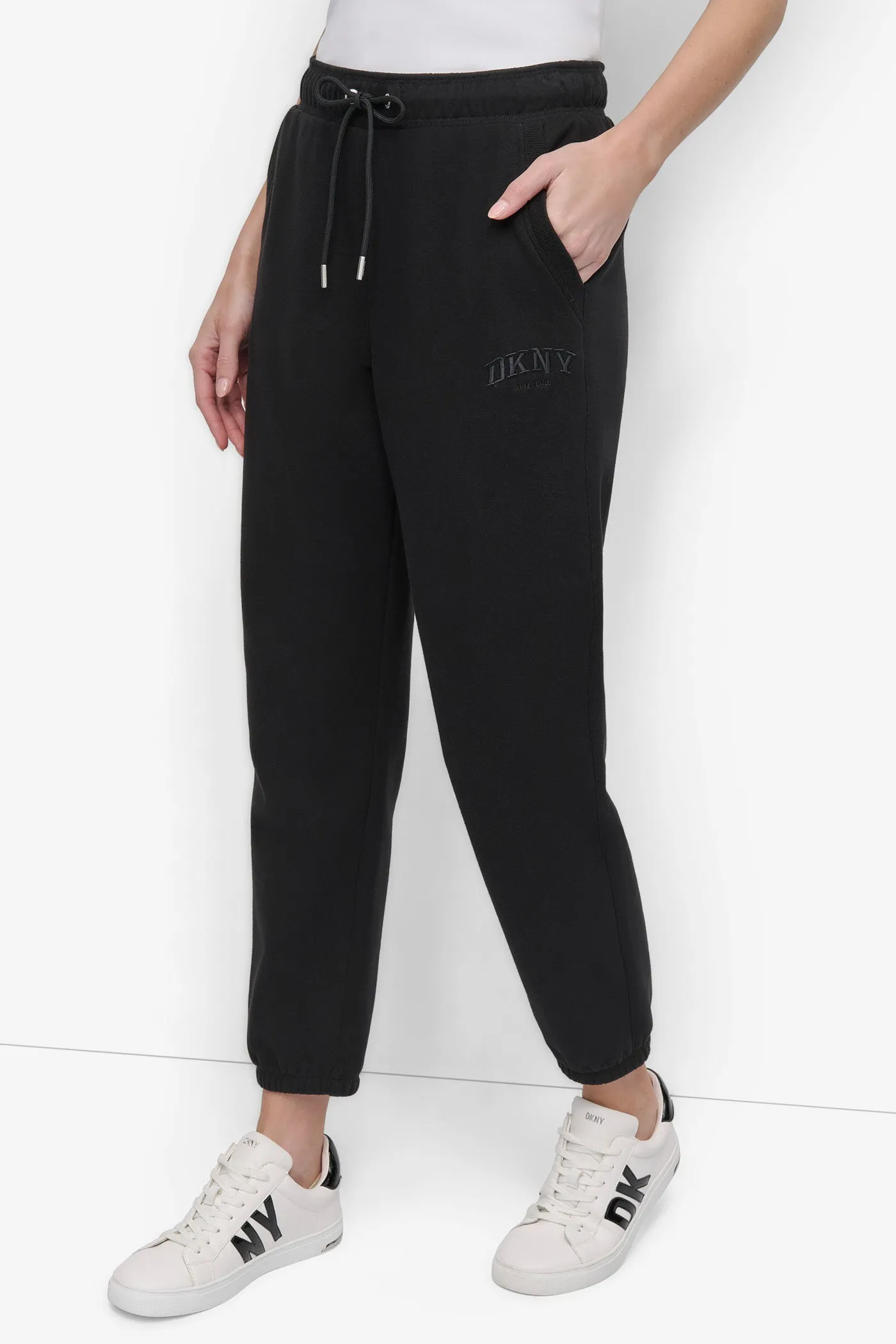 EMBROIDERED VARSITY LOGO JOGGER sold by DKNY product image thumbnail 3