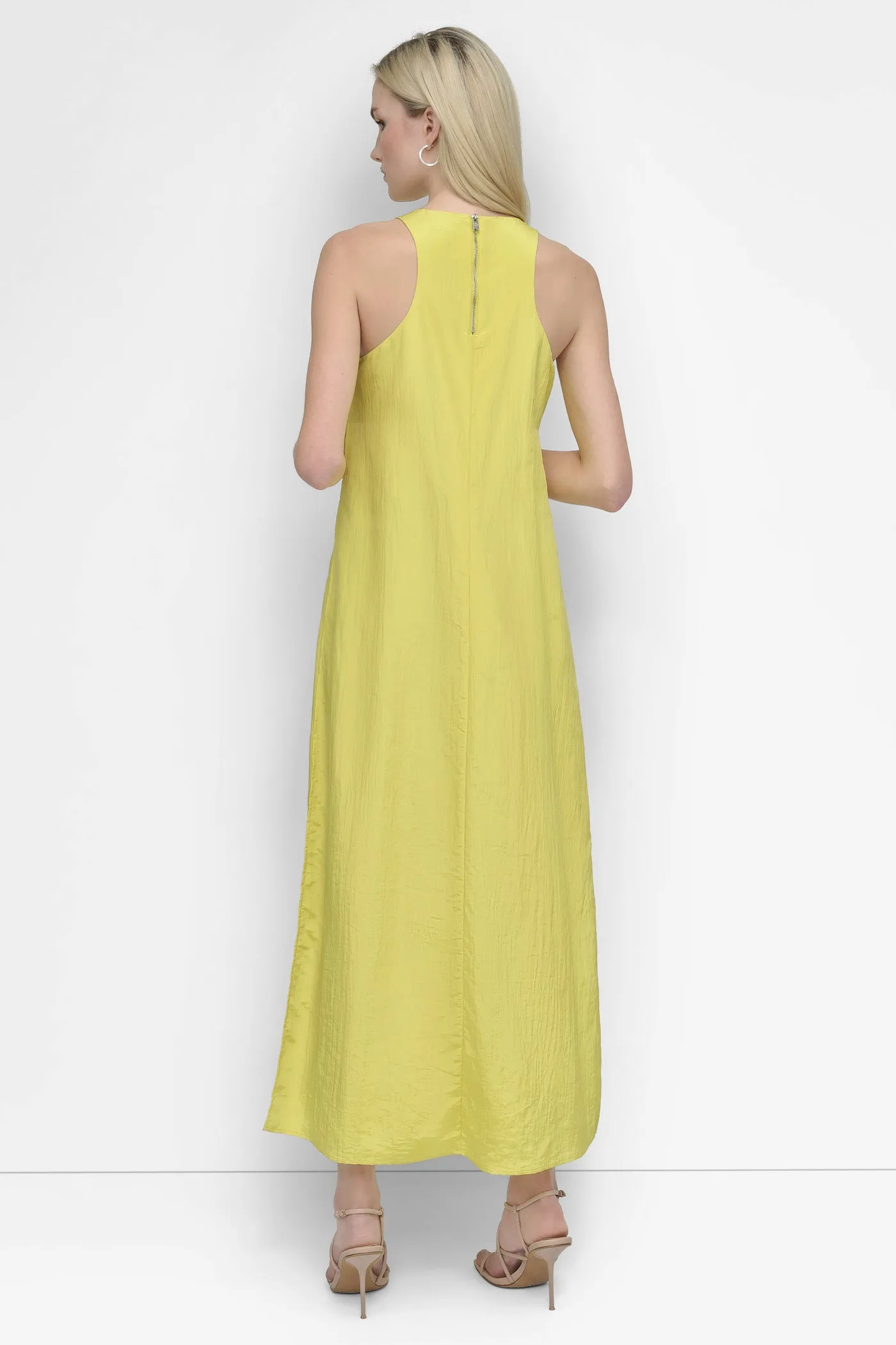 SLEEVELESS SCOOP NECK LONG TUNIC WITH SIDE PLEATS sold by DKNY product image thumbnail 2