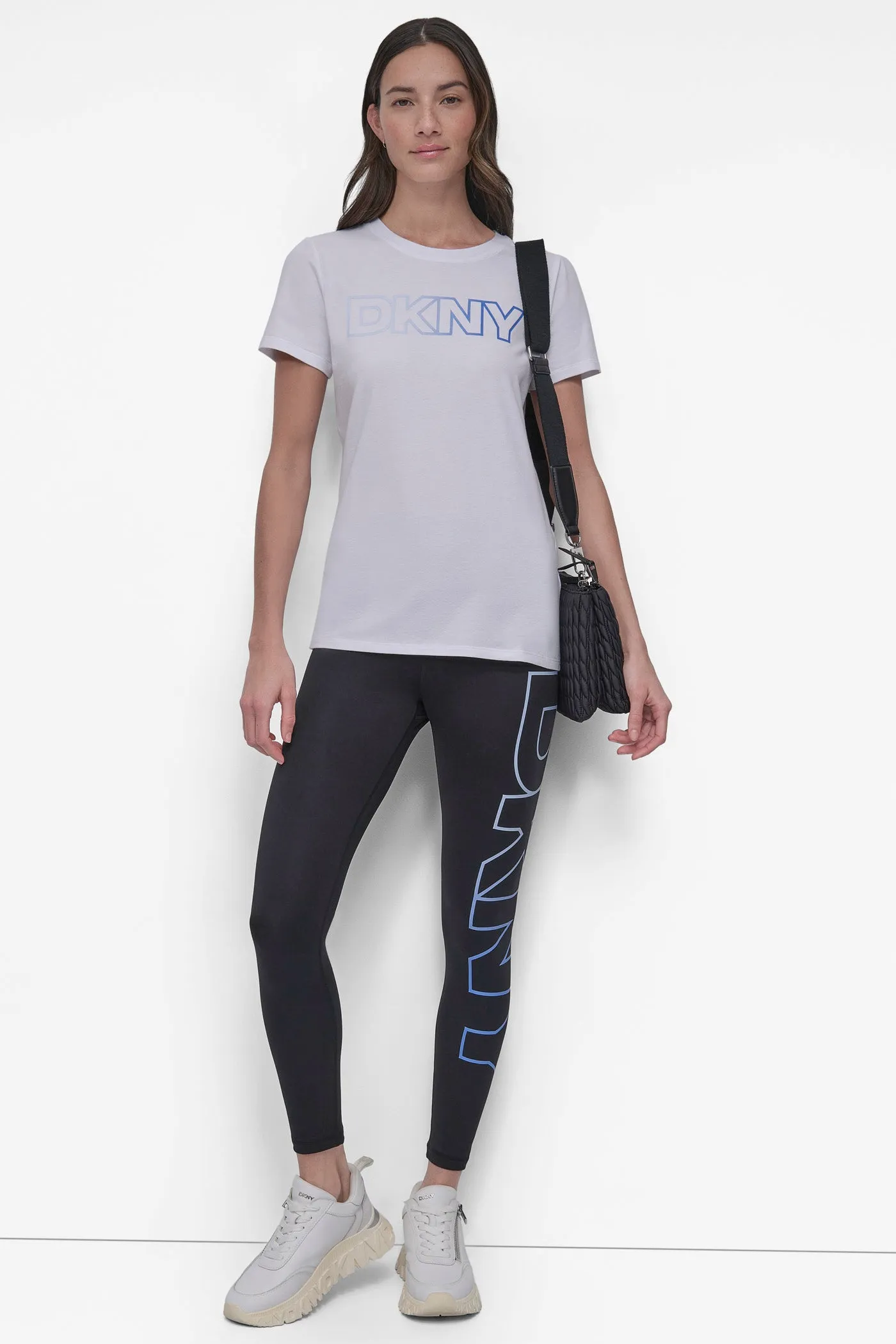 OMBRÉ LOGO PERFORMANCE TEE sold by DKNY product image thumbnail 5