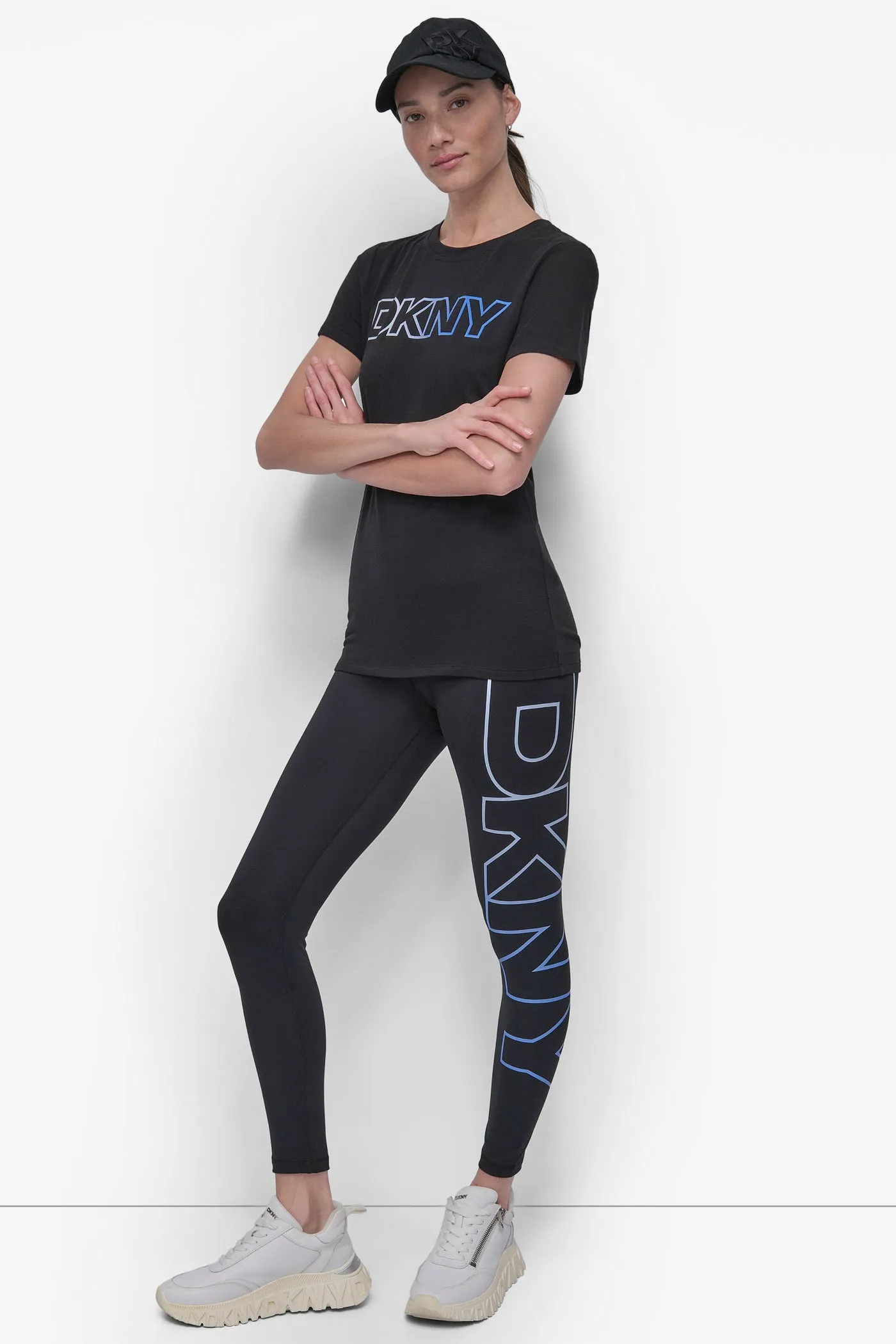 OMBRÉ LOGO PERFORMANCE TEE sold by DKNY product image thumbnail 5