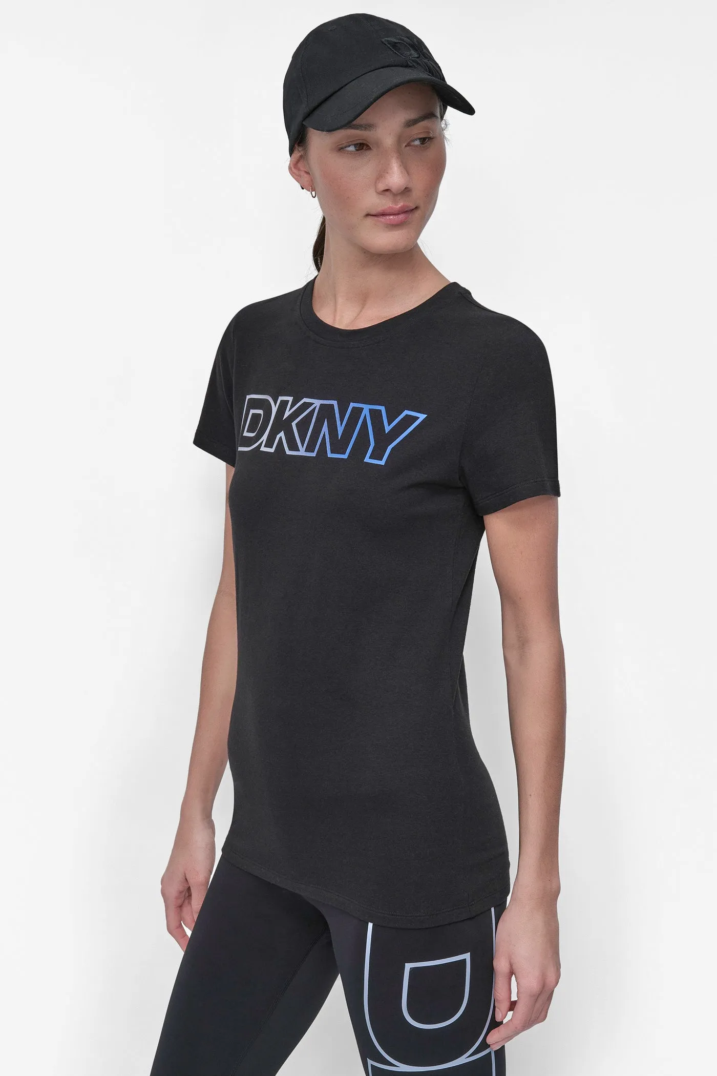 OMBRÉ LOGO PERFORMANCE TEE sold by DKNY product image thumbnail 3