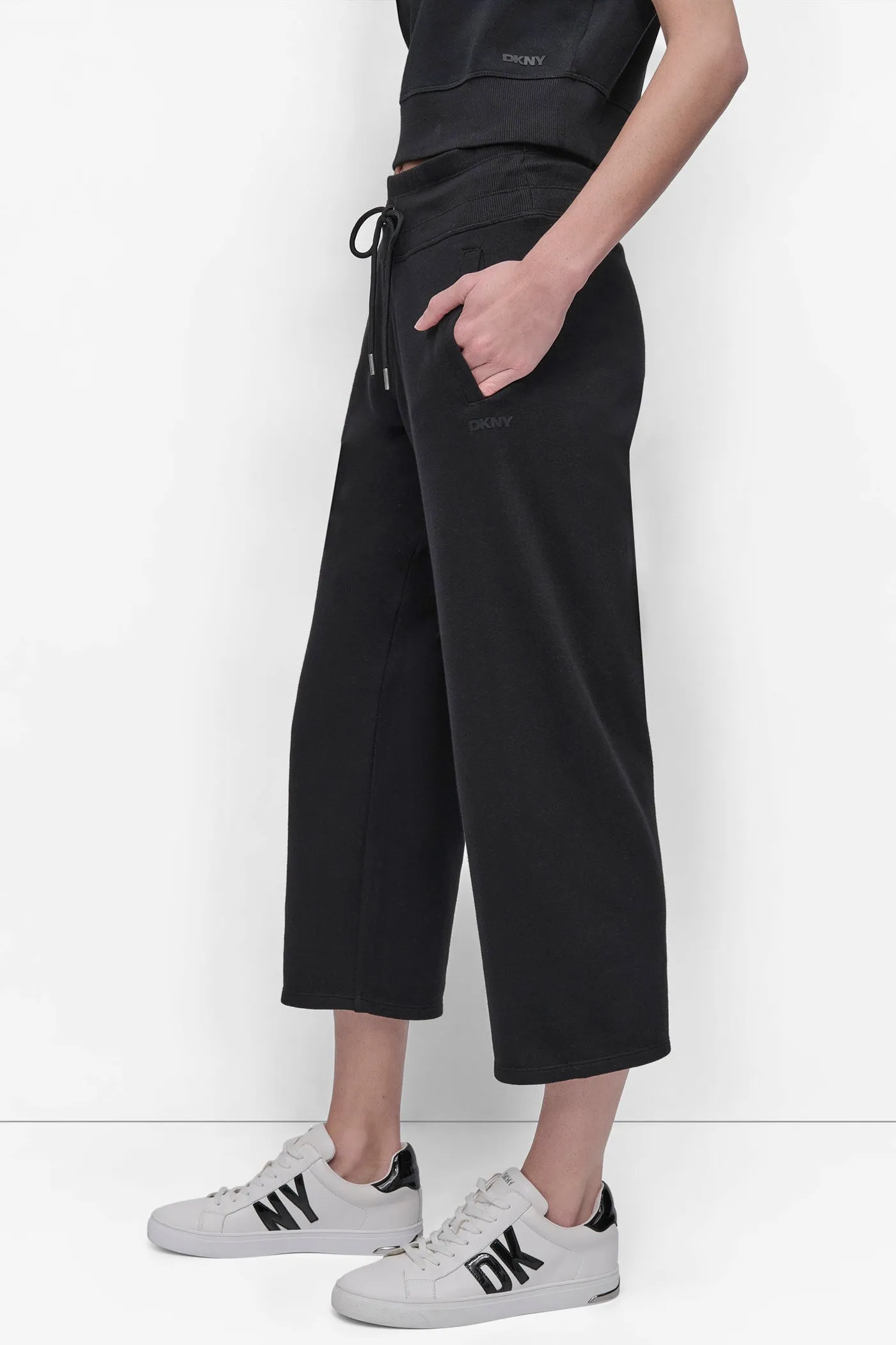 LOGO CROP PANT WITH POCKETS sold by DKNY product image thumbnail 3