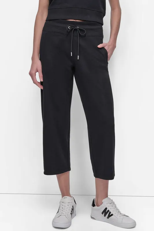 LOGO CROP PANT WITH POCKETS sold by DKNY