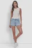 3" MID RISE SIDE SPLIT SHORT WITH RAW HEM sold by DKNY