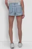 3" MID RISE SIDE SPLIT SHORT WITH RAW HEM sold by DKNY