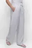 LINEN VISCOSE PULL ON PANT sold by DKNY