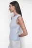 SIDE LOGO TRIM RIB SLEEVELESS sold by DKNY