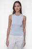 SIDE LOGO TRIM RIB SLEEVELESS sold by DKNY