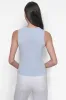 SIDE LOGO TRIM RIB SLEEVELESS sold by DKNY