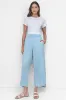 WIDE LEG ANKLE PANT sold by DKNY