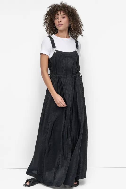 SLEEVELESS OVERALL DRESS sold by DKNY
