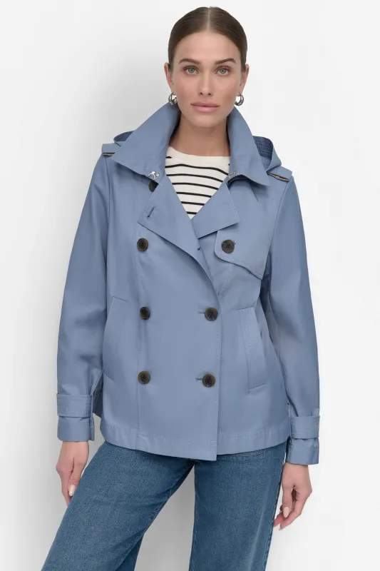 SHORT TRENCH COAT sold by DKNY