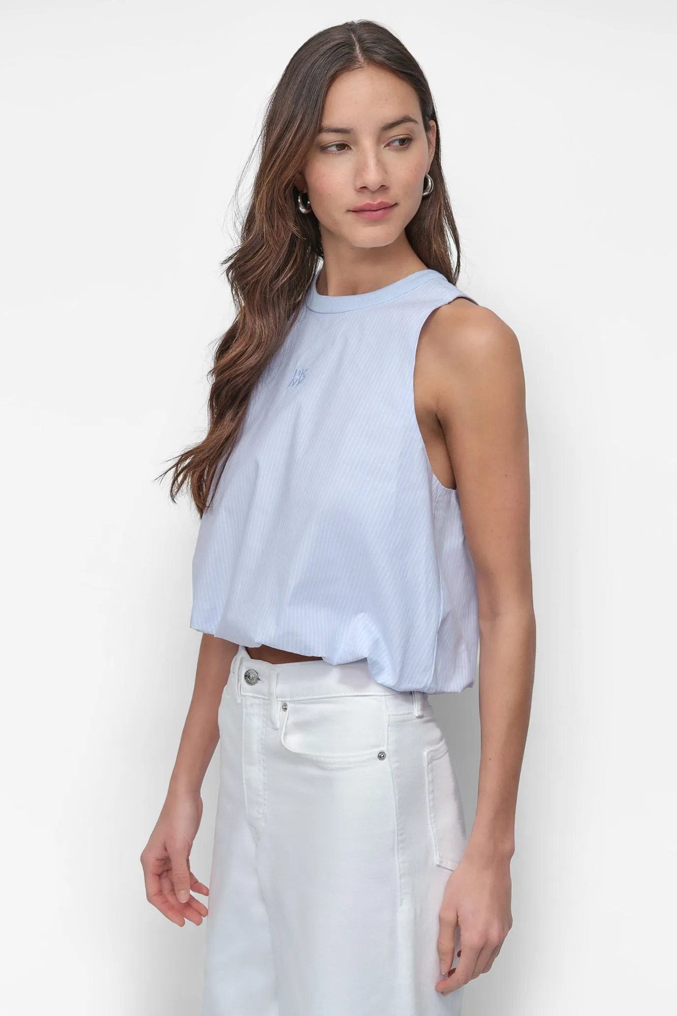 CROPPED BUBBLE TOP sold by DKNY product image thumbnail 3