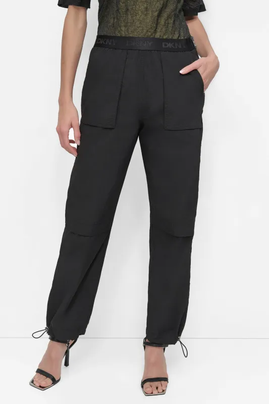 RUMPLE TECH NYLON BUNGEE JOGGER sold by DKNY