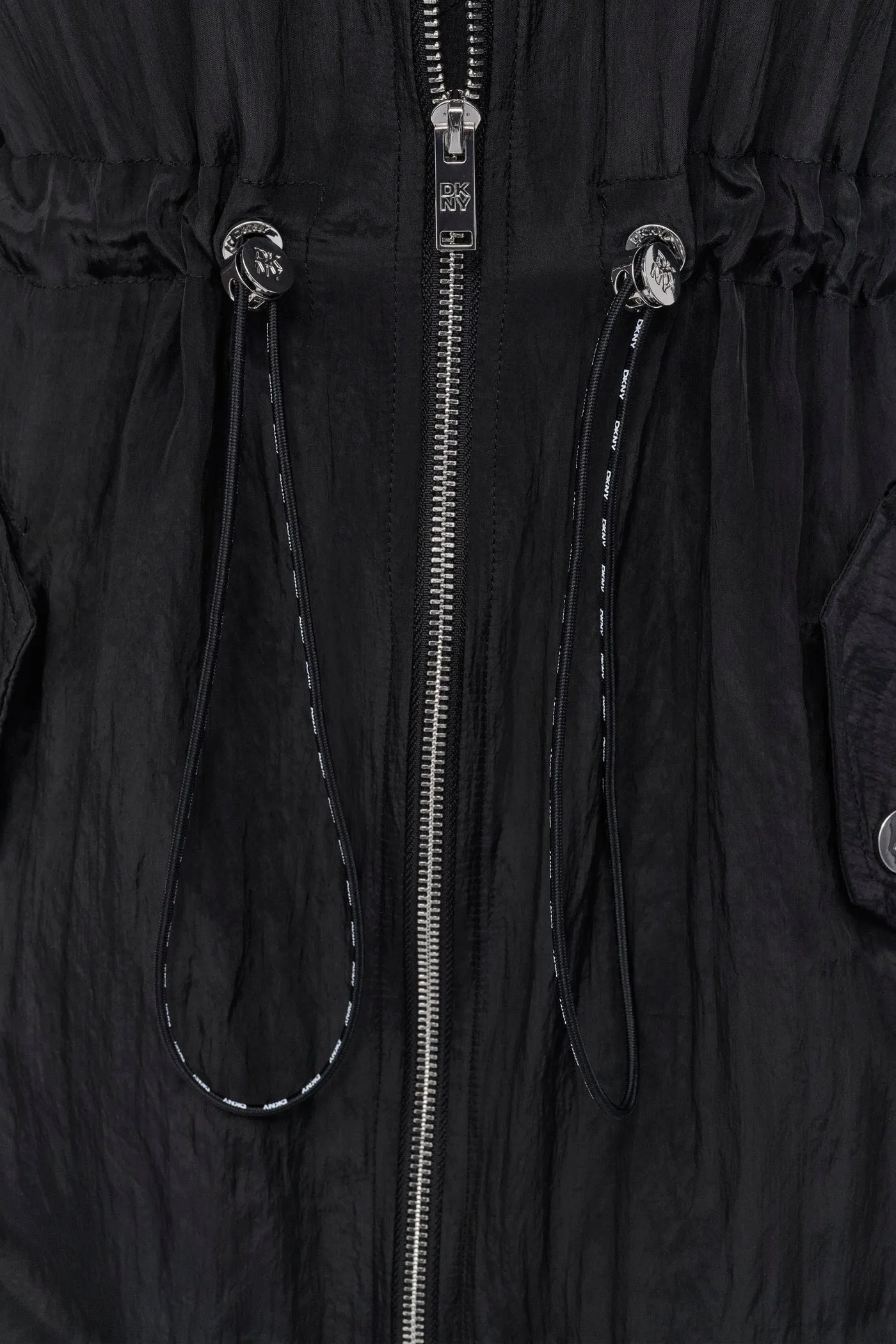 LONG SLEEVE TEXTURED ANARAK JACKET sold by DKNY product image thumbnail 5