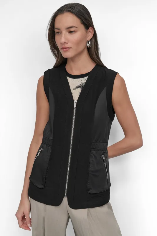VEST IN SHINE MATTE sold by DKNY