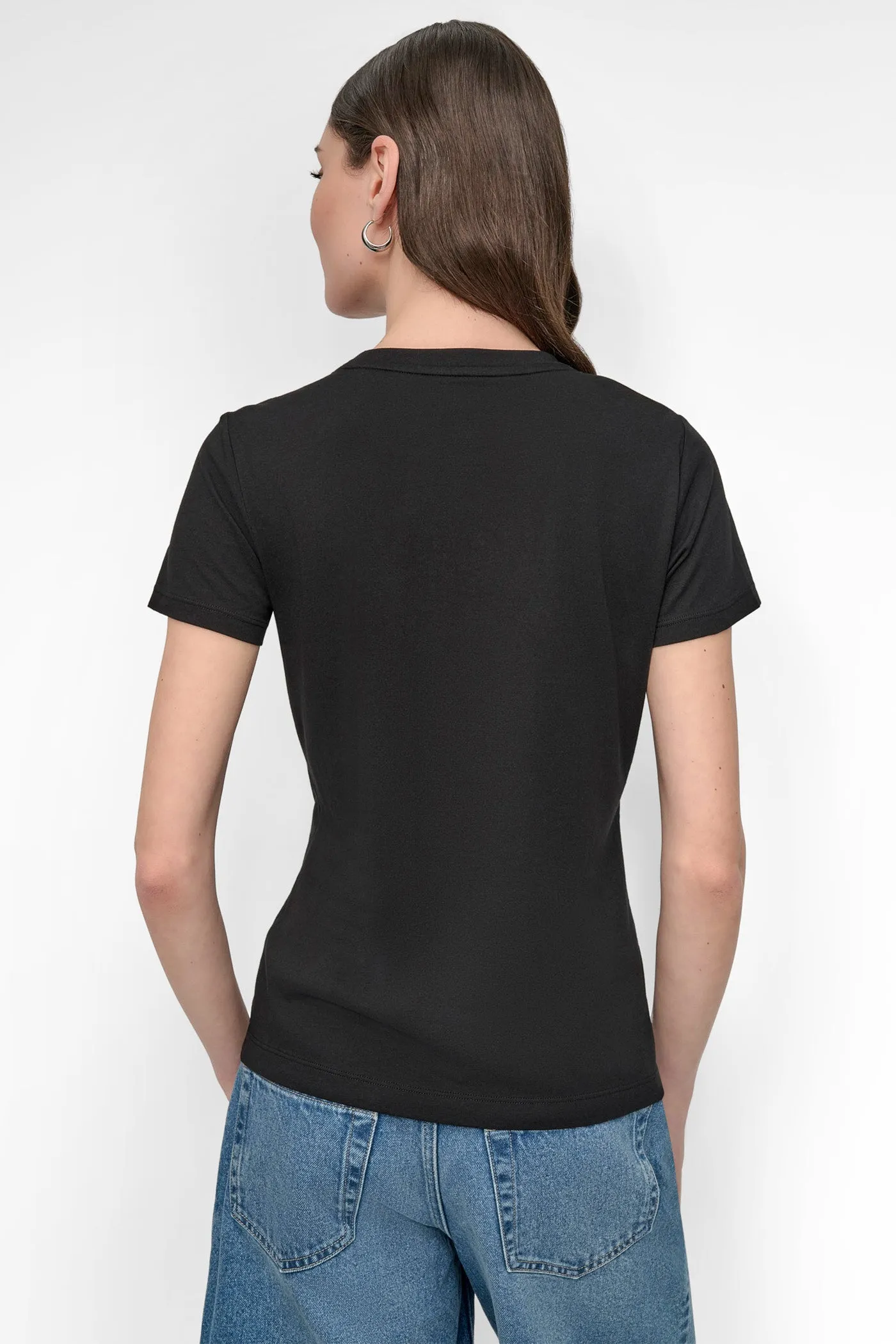 RHINESTONE LOGO TEE sold by DKNY product image thumbnail 2