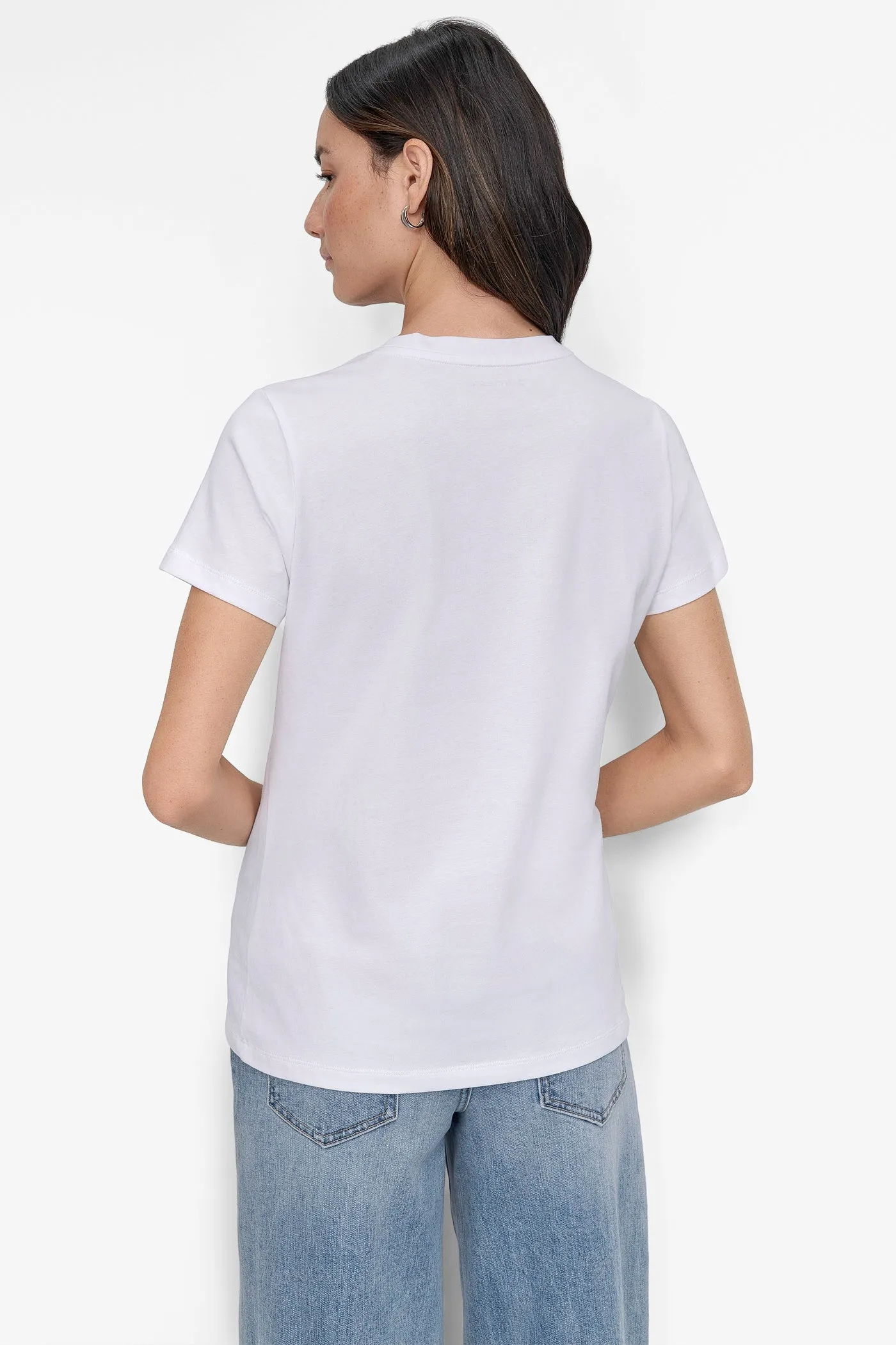 CRYSTAL EMBELLISHED CITYSCAPE GRAPHIC TEE sold by DKNY product image thumbnail 2