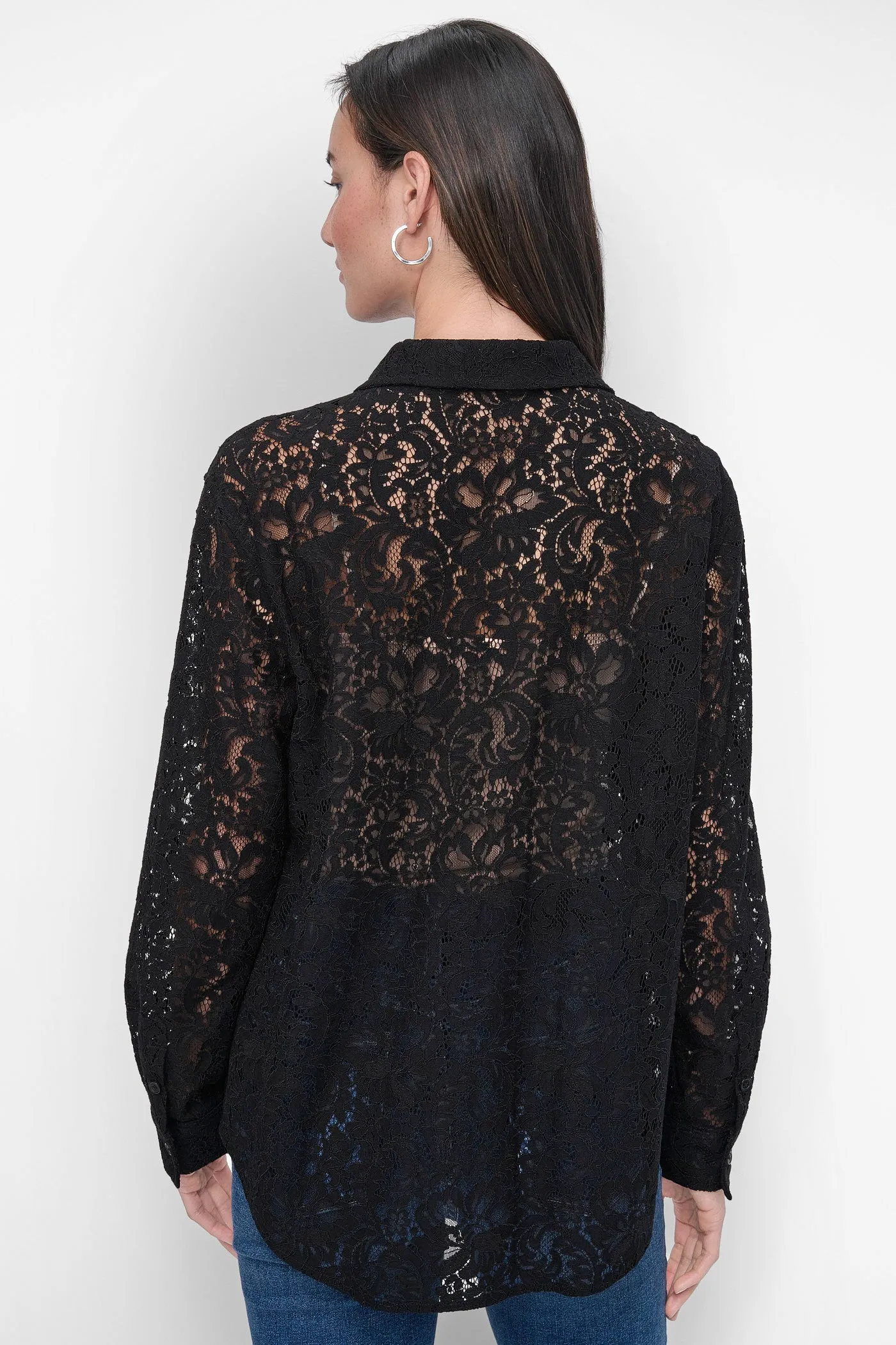 LACE UTILITY SHIRT sold by DKNY product image thumbnail 2